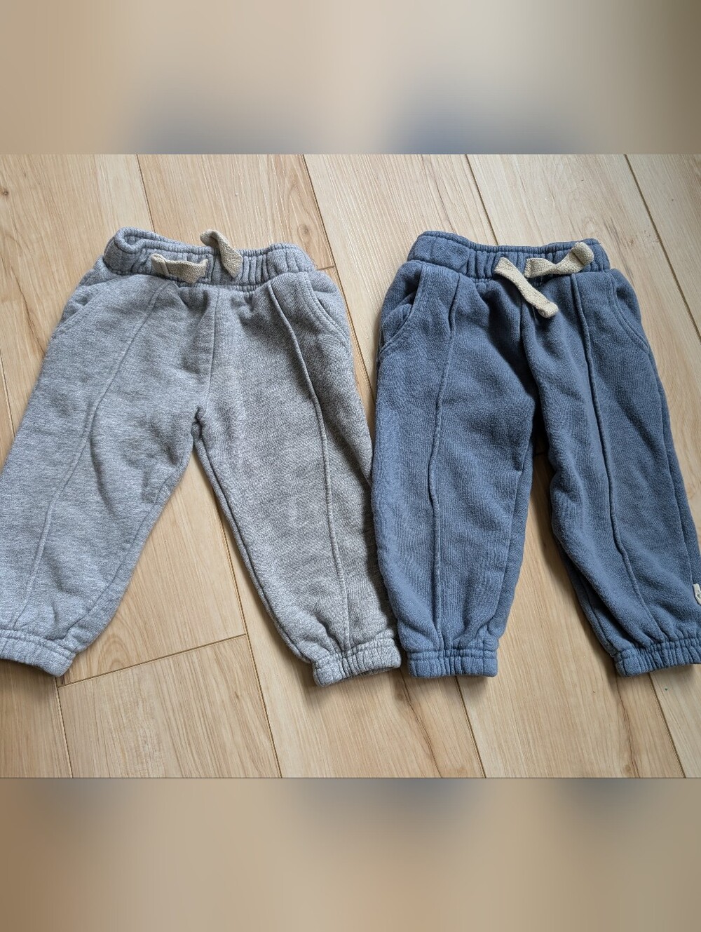 Easy peasy 12M jogger sweatpant set (blue and grey)